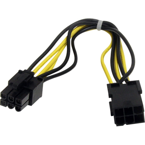 8in 6 pin PCIe Power Extension Cable 8in 6 pin PCIe Power Extension Cable